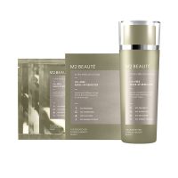 Bottle  of  M2  Beauté  Oil  Free  Facial  Make  Up  Remover  by  M2  Beauté,  a  liquid  cleanser  indicated  for  removing  makeup  and  impurities.