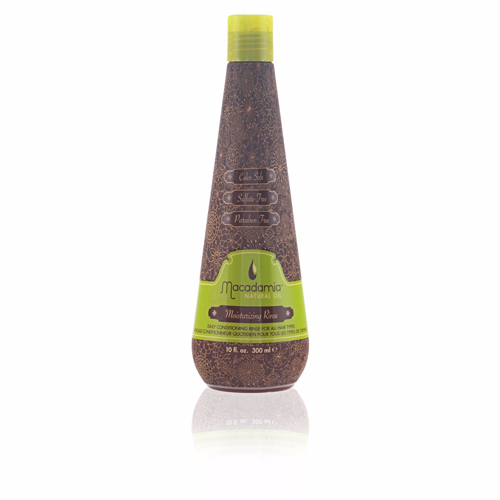 MacadamiaMoisturizingRinseConditioner300ml Bottle of Macadamia Moisturizing Rinse Conditioner by Macadamia, a conditioner indicated for detangling hair and smoothing frizz.