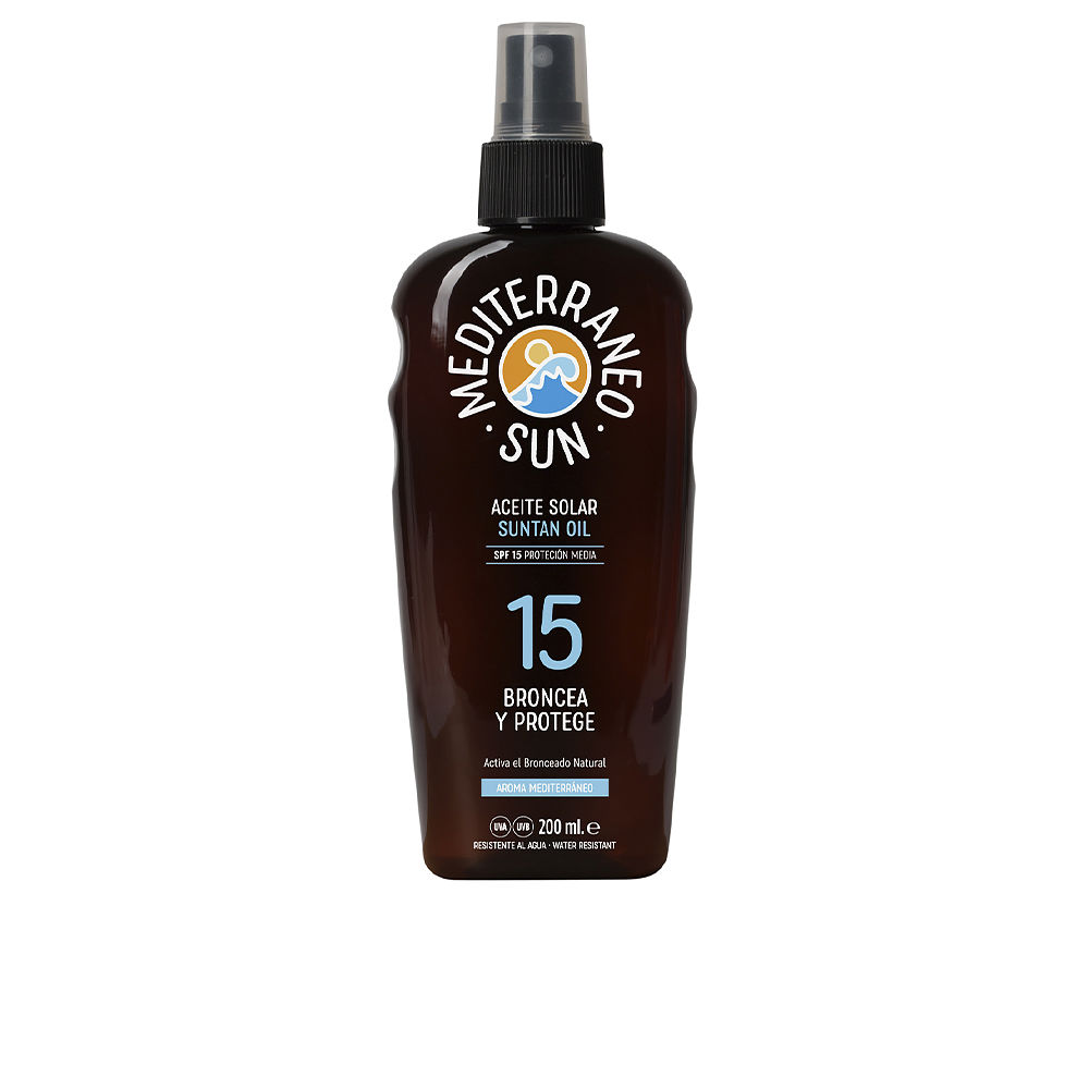 MediterraneoSunCoconutSuntanOilDarkTanningSPF15200ml Mediterraneo Sun Coconut Suntan Oil Dark Tanning SPF15 200ml