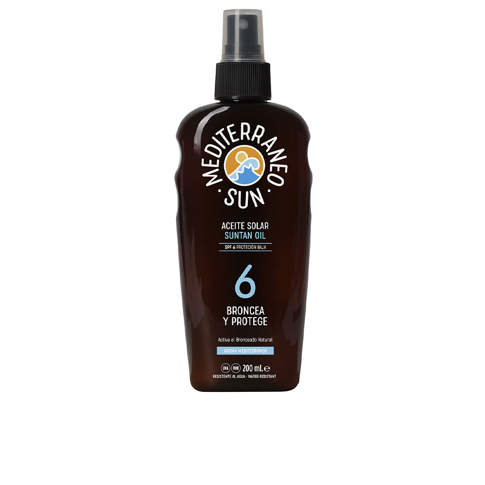 MediterraneoSunCoconutSuntanOilDarkTanningSPF6200ml Mediterraneo Sun Coconut Suntan Oil Dark Tanning SPF6 200ml