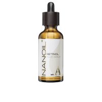 Bottle  of  Nanoil  Retinol  Face  Serum  by  Nanoil,  an  anti-aging  serum  indicated  for  reducing  wrinkles  and  skin  renewal.