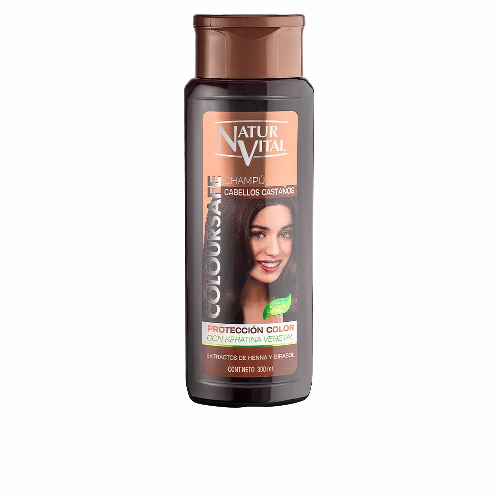NaturVitalColourSafeBrownShampoo300ml Natur Vital ColourSafe Brown Shampoo 300ml - Image 1