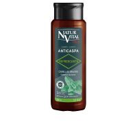 Bottle  of  Natur  Vital  Refreshing  Anti-Dandruff  Shampoo  by  Natur  Vital,  a  shampoo  indicated  for  oily  hair  and  scalp  freshness.