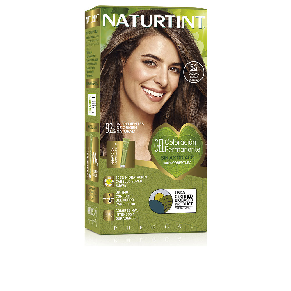 NaturtintHairColor5GLightGoldenBrown170ml ナチュティント ヘアカラー 5G ライトゴールデンブラウン 170ml - 画像 (1)