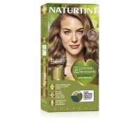 Product  container  of  Naturtint  Hair  Color  7G  Golden  Blonde  by  Naturtint,  a  permanent  gel  indicated  for  natural  hair  color  and  shine.