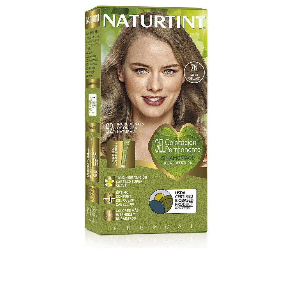 NaturtintHairColor7NHazelnutBlonde170ml Naturtint Coloração Permanente Cor 7N Hazelnut Blonde 170ml - Image 1