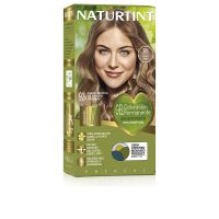 Product  container  of  Naturtint  Hair  Color  8N  Wheat  Blonde  by  Naturtint,  a  permanent  gel  indicated  for  natural  hair  color  and  shine.