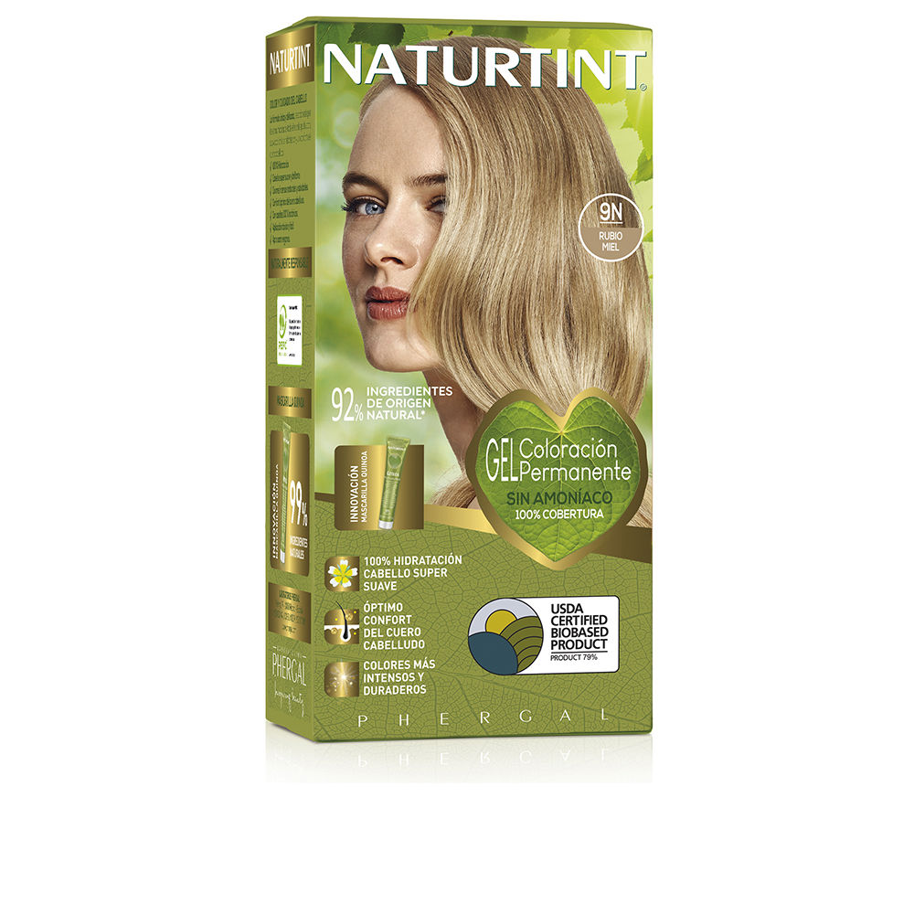 NaturtintHairColor9NHoneyBlonde170ml Naturtint Coloração Permanente Cor 9N Honey Blonde 170ml - Image 1