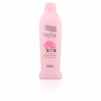 Bottle  of  Nelia  Rose  Water  Hydrating  Shower  Gel  by  Nelia,  a  shower  gel  indicated  for  gentle  cleansing  and  skin  hydration.