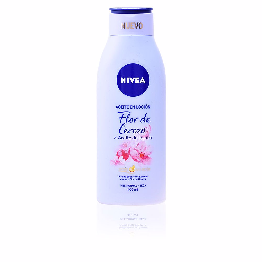 NiveaOilinLotionCherryBlossomJojoba400ml Nivea Oil in Lotion Cherry Blossom & Jojoba Loção Corporal 400ml - Image 1