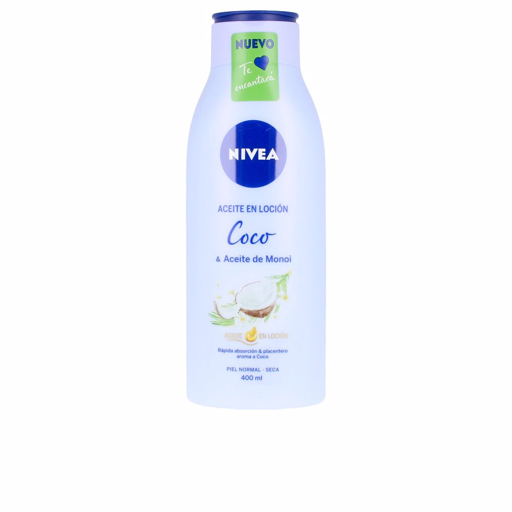 NiveaOilinLotionCoconutMonoiOil400ml ニベア オイルイン ローション ココナッツ&モノイオイル 400ml - 画像 (1)