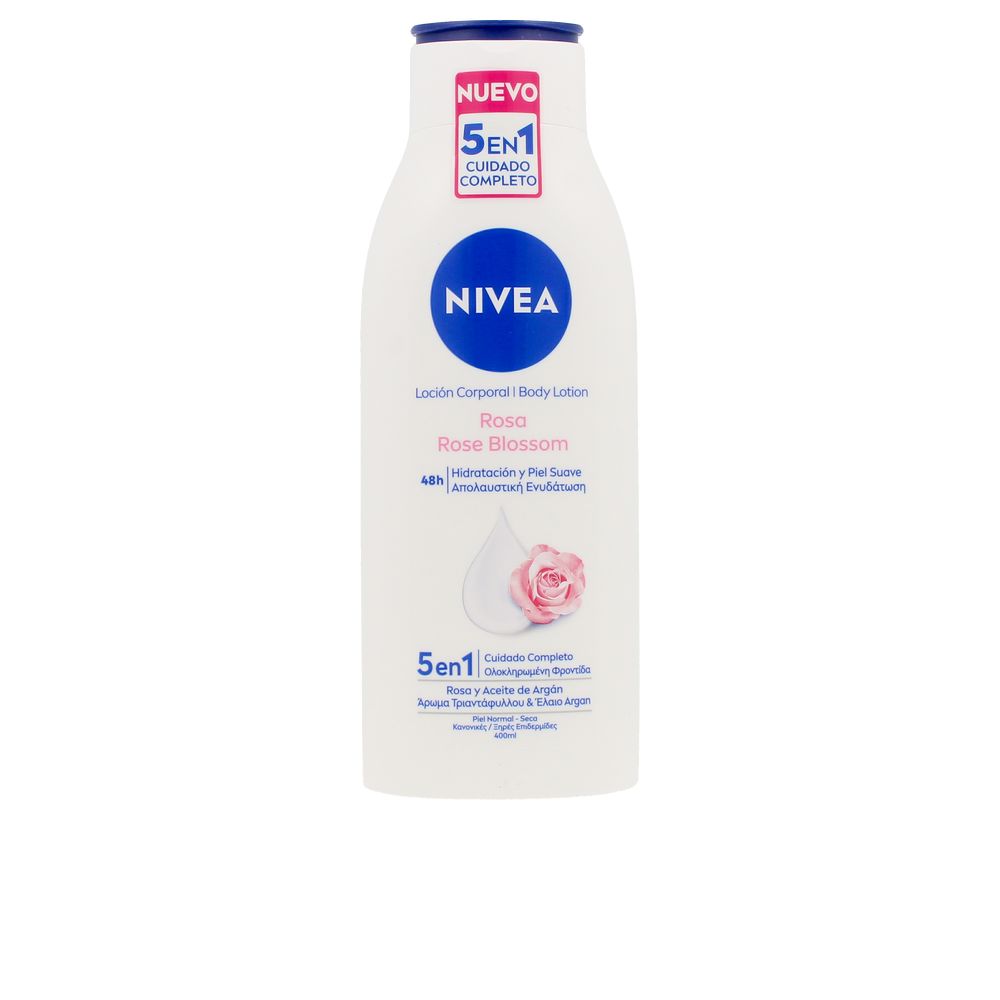 NiveaRoseBlossomBodyLotion5In1400ml Nivea Rose Blossom Loção Corporal 5 em 1 400ml - Image 1
