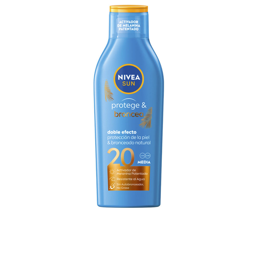 NiveaSunProtectBronzeMilkSPF20200ml ニベアサン プロテクト&ブロンズミルク SPF20 200ml - 画像 (1)