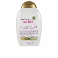 Bottle  of  Ogx  Orchid  Oil  Fade-Defying  Hair  Conditioner  by  Ogx,  a  conditioner  indicated  for  reviving  and  protecting  colored  hair.