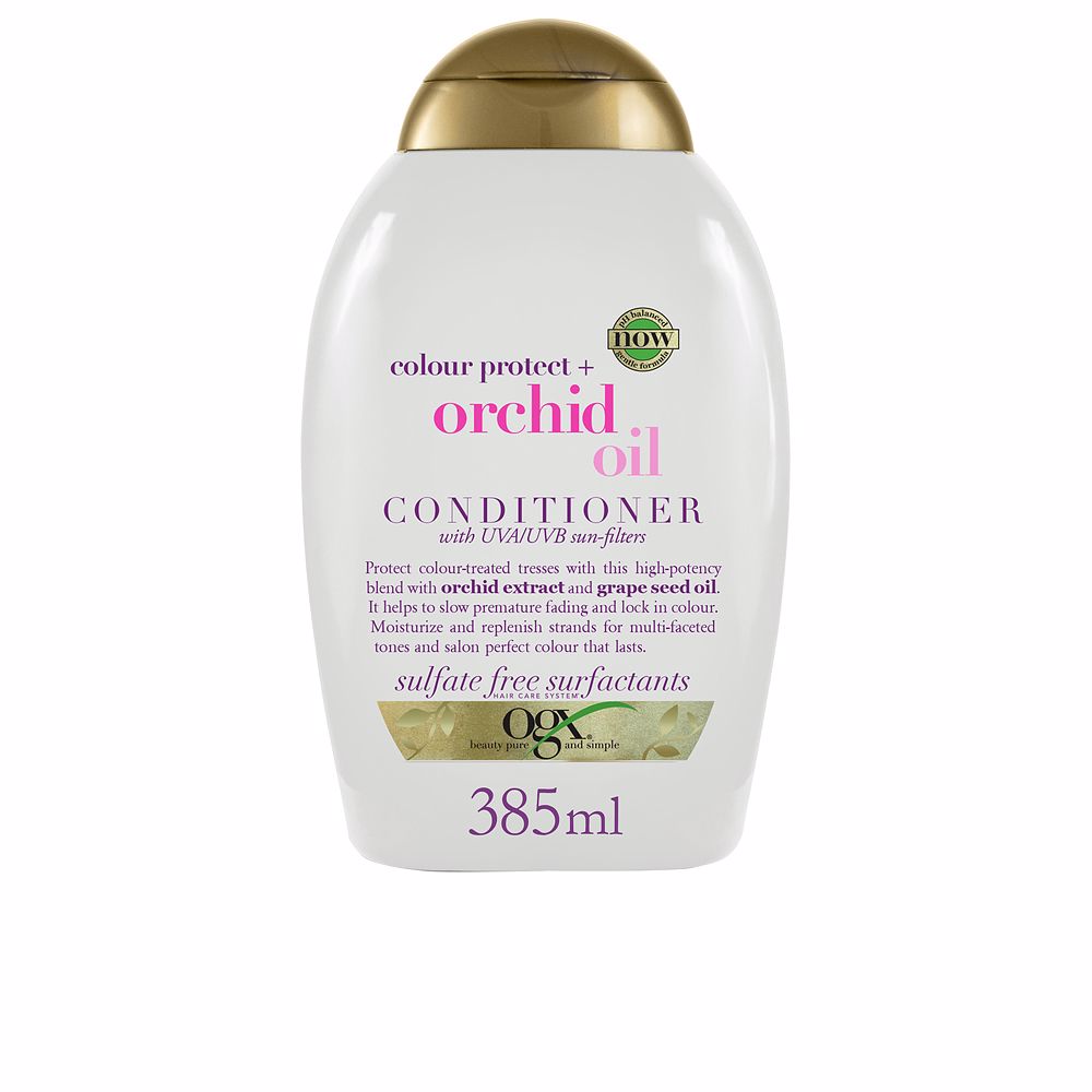 OgxOrchidOilFade-DefyingHairConditioner385ml Ogx Orchid Oil Fade-Defying Condicionador 385ml - Image 1
