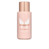 Bottle  of  Paco  Rabanne  Olympéa  Body  Lotion  by  Paco  Rabanne,  a  lotion  indicated  for  hydrating  and  refreshing  the  skin.