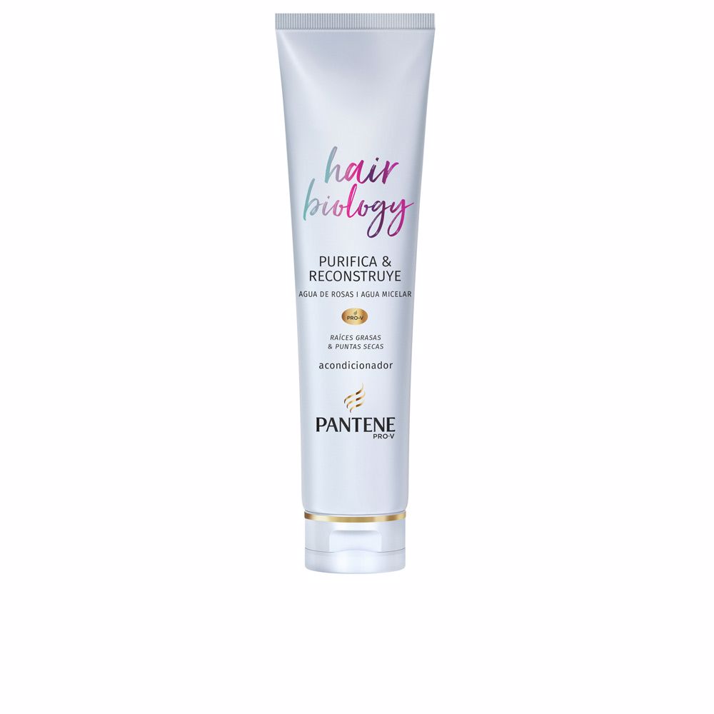 PanteneHairBiologyPurify&ReconstructConditioner160ml Bottle of Pantene Hair Biology Purify & Reconstruct Conditioner by Pantene, a conditioner indicated for soothing and adding shine.