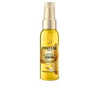 Bottle  of  Pantene  Repair  &  Protect  Keratin  Oil  Protector,  a  protective  oil  indicated  for  smoothing  and  enhancing  hair  shine.