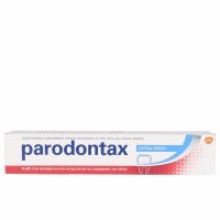 Tube  of  Parodontax  Extra  Fresh  Toothpaste  by  Parodontax,  a  toothpaste  indicated  for  daily  oral  hygiene  and  fresh  breath.