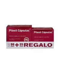 Box  of  Pilexil  Capsules  by  Pilexil,  a  food  supplement  indicated  for  combating  intense  and  excessive  hair  loss.