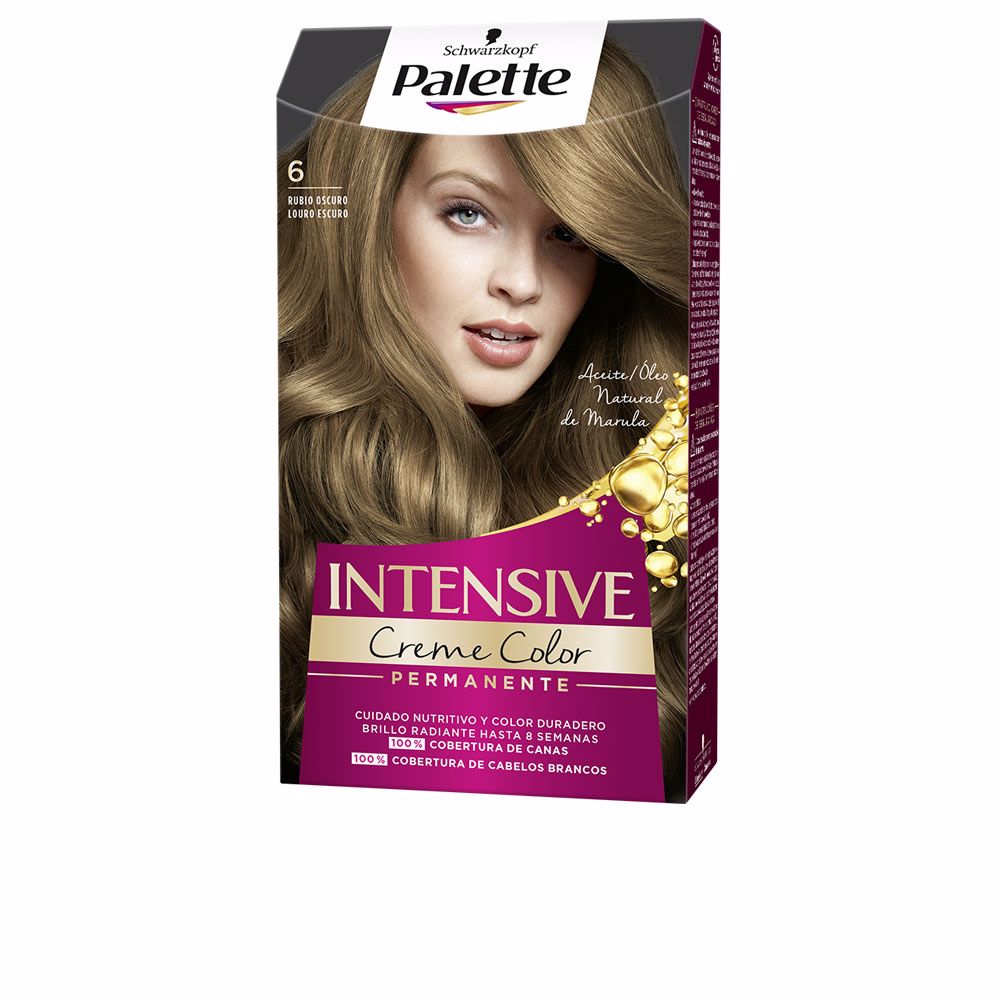 SchwarzkopfPaletteIntensivePermanentHairColor6DarkBlonde Schwarzkopf Palette Intensive Coloración Permanente 6 Dark Blonde - Image 1