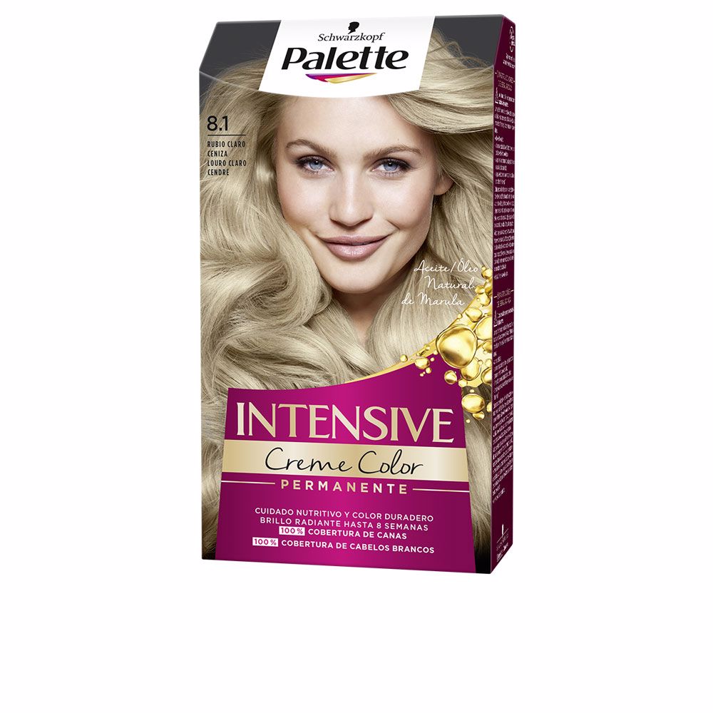 SchwarzkopfPaletteIntensivePermanentHairColor8.1AshBlonde Schwarzkopf Palette Intensive Coloración Permanente 8.1 Ash Blonde - Image 1