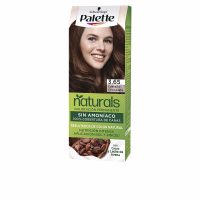 Product  container  of  Schwarzkopf  Palette  Natural  Permanent  Hair  Color  Brown  Chocolate,  a  cream  indicated  for  gray  coverage  and  shine.