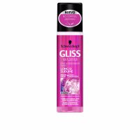 Spray  of  Schwarzkopf  Gliss  Long  &  Sublime  Express  Conditioner,  a  repairing  conditioner  indicated  for  long  and  damaged  hair.