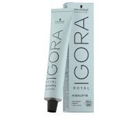 Product  container  of  Schwarzkopf  Igora  Royal  Highlifts  Hair  Color  12-1,  a  coloring  cream  indicated  for  cool  blonde  hair  color.