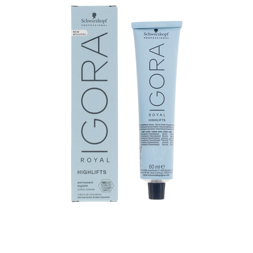 SchwarzkopfIgoraRoyalHighliftsPermanentHairColor10-060ml Schwarzkopf Igora Royal Highlifts Permanent Hair Color 10-0 60ml