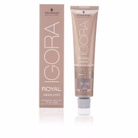 Tube  of  Schwarzkopf  Igora  Royal  Absolutes  Hair  Color,  a  coloring  cream  indicated  for  permanent  anti-aging  hair  color.