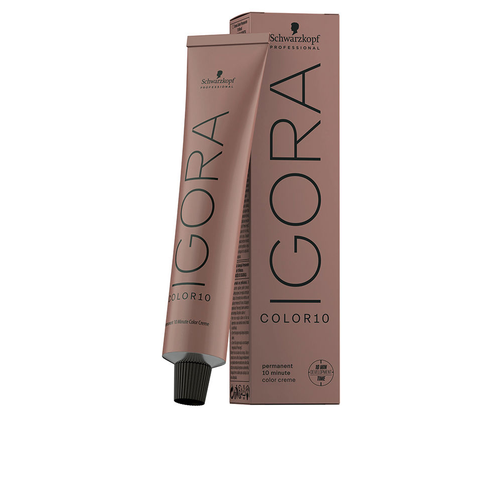 SchwarzkopfIgoraColor10HairColor7-12 Product container of Schwarzkopf Igora Color 10 Hair Color 7-12 by Schwarzkopf, a coloring cream for fast root touch-ups in 10 minutes.