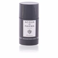 Product  container  of  Acqua  Di  Parma  Colonia  Essenza  Deodorant  Stick  by  Acqua  Di  Parma,  a  stick  indicated  for  body  odor  protection.
