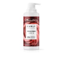 Bottle  of  Alcantara  Cosmetics  Curly  Hair  System  Styling  Cream  Leave  In  by  Alcantara  Cosmetics,  a  cream  indicated  for  curls.