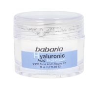 Tube  of  Babaria  Hyaluronic  Acid  Ultra-Hydrating  Facial  Cream  by  Babaria,  a  face  cream  indicated  for  hydrating  and  plumping.