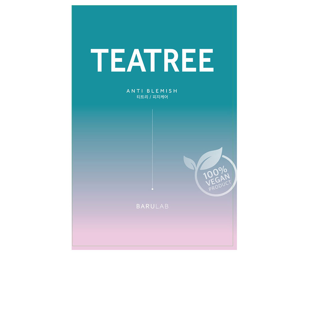 BarulabAntiBlemishTeaTreeTheCleanVeganMask23g Barulab Anti Blemish Tea Tree The Clean Vegan Mask 23g - Image 1