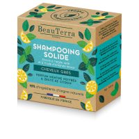 Product  container  of  Beauterra  Mint  And  Lemon  Peel  Solid  Shampoo  by  Beauterra,  a  solid  shampoo  indicated  for  oily  hair.