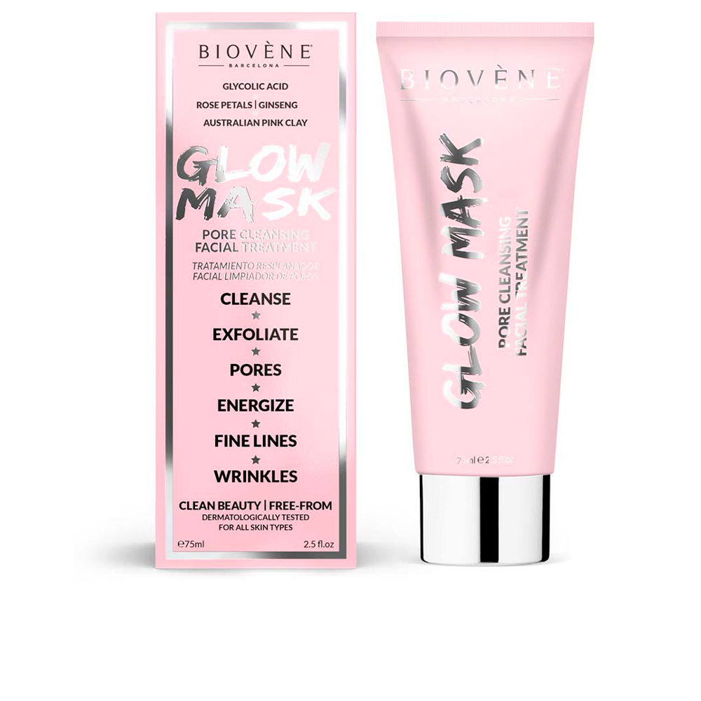BioveneGlowMaskPoreCleansingFacialTreatment75ml Biovène Glow Mask Pore Cleansing Máscara de Limpeza 75ml - Image 1