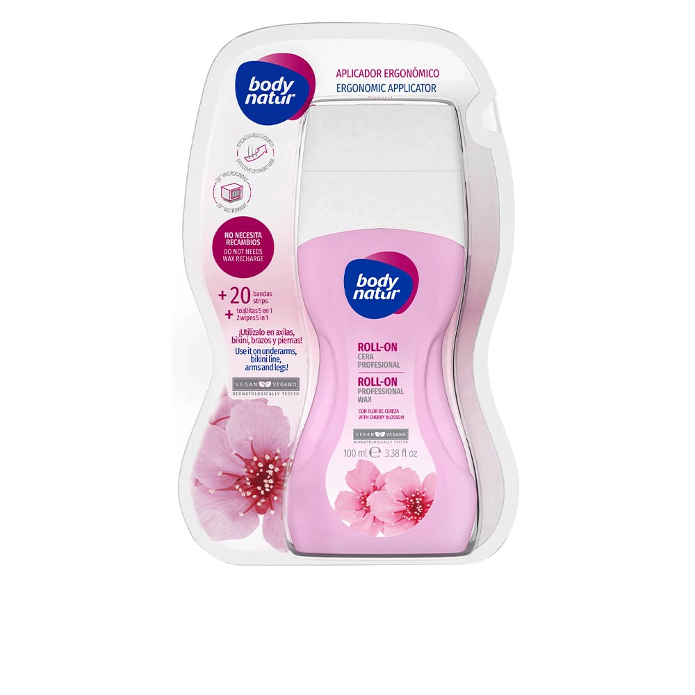BodyNaturCherryBlossomBodyRoll-OnWax100ml Body Natur Cherry Blossom Body Roll-On Wax 100ml