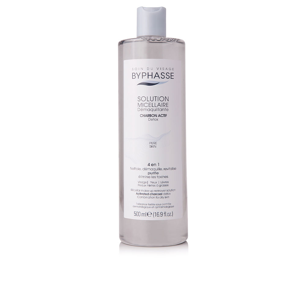 ByphasseActivatedCharcoalMicellarCleansingSolution500ml Byphasse Activated Charcoal Água Micelar 500ml - Image 1
