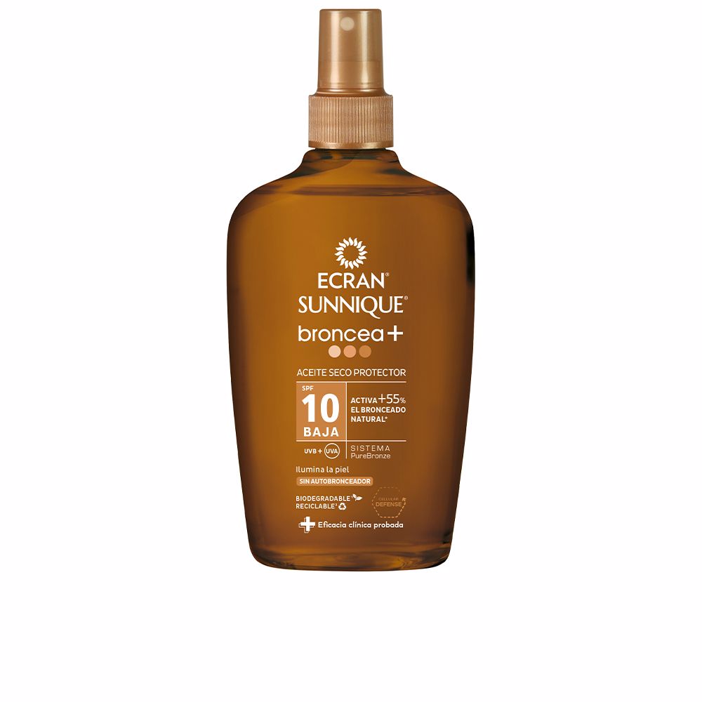 EcranSunniqueBroncea+SprayOilSPF10200ml Ecran Sunnique Broncea+ Spray Oil SPF10 200ml