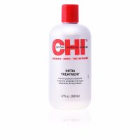 Bottle  of  Farouk  Chi  Infra  Treatment  Thermal  Protective  by  Farouk  Chi,  a  hair  treatment  indicated  for  thermal  protection.
