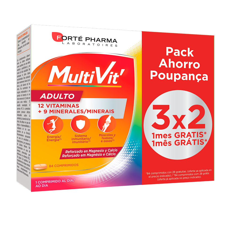 FortePharmaMultivitAdult84Tablets フォルテファーマ マルチビット アダルト 84錠 - 画像 (1)