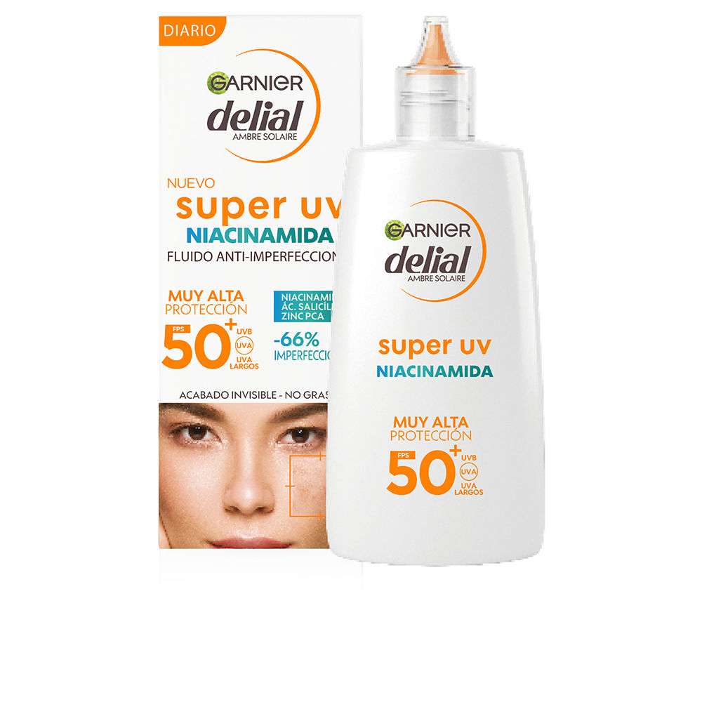 GarnierDelialSuperUVNiacinamideAnti-BlemishFluidSPF5040ml Garnier Delial Super UV Niacinamide Fluido Anti-Imperfeições SPF50+ 40ml - Image 1