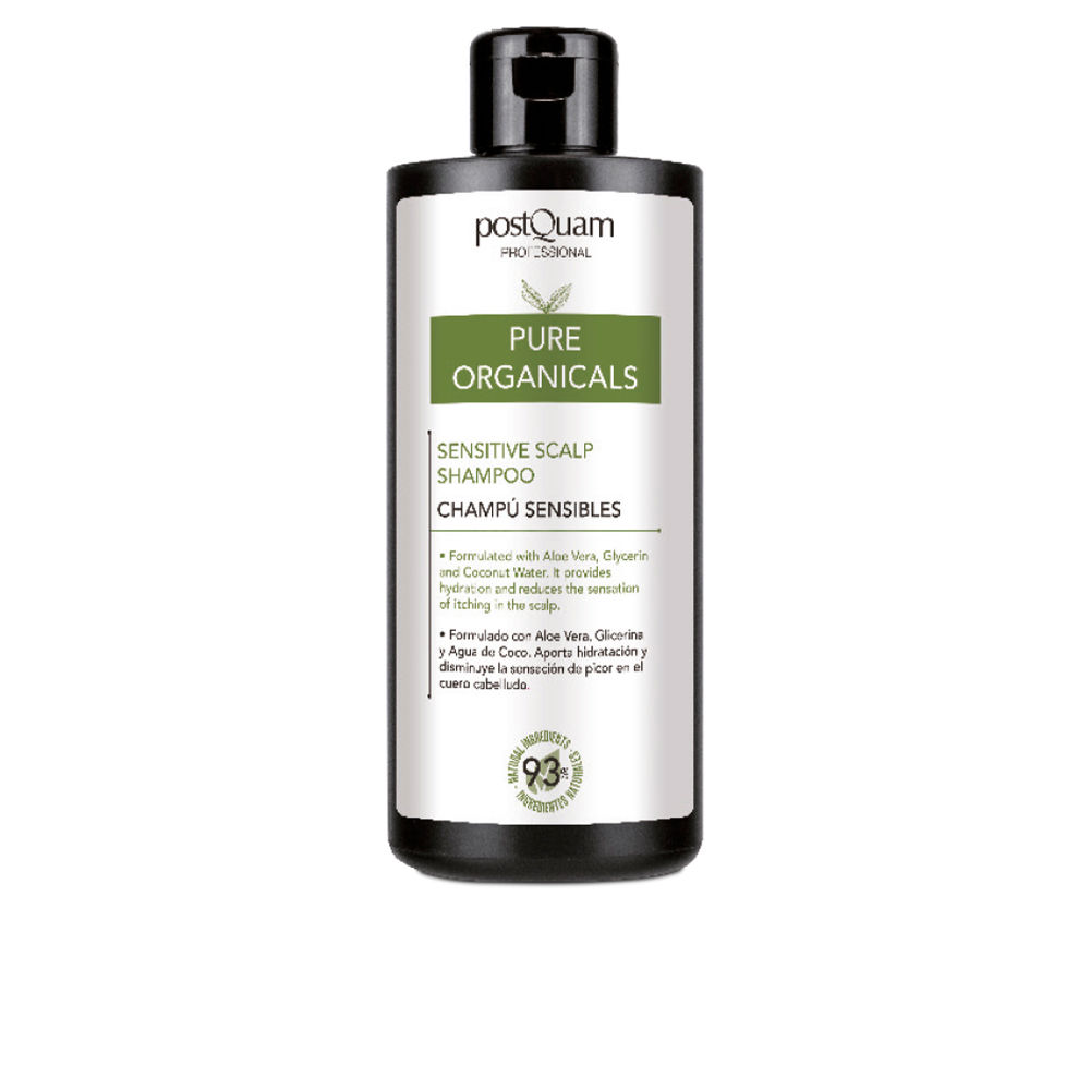PostquamPureOrganicalsSensitiveScalpShampoo400ml Postquam Pure Organicals Champú Cuero Cabelludo Sensible 400ml - Image 1