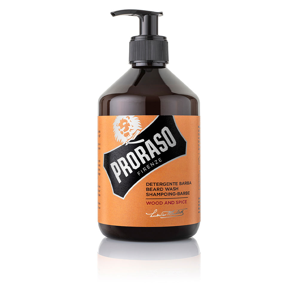 ProrasoWoodAndSpiceBeardShampoo500ml Proraso Wood And Spice Champú para Barba 500ml - Image 1