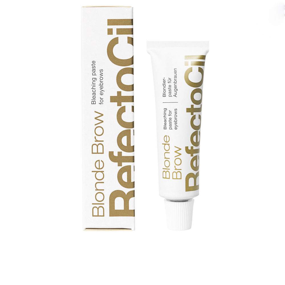 RefectocilBlondeBrowBleachingPasteForEyebrows15ml Tube of Refectocil Blonde Brow Bleaching Paste For Eyebrows by Refectocil, a paste indicated for lightening eyebrows.