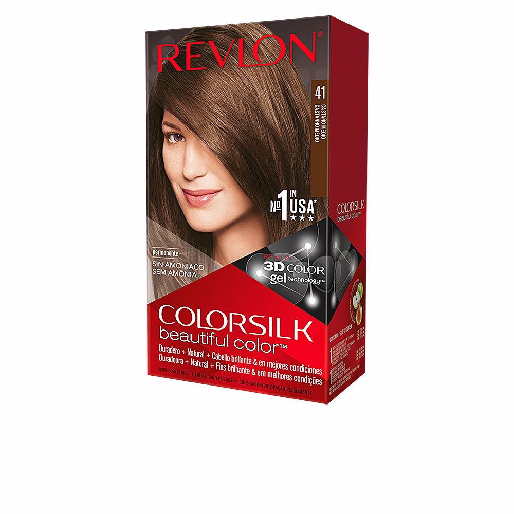 SchwarzkopfIgoraRoyalPermanentHairColor5-00 Box of Revlon ColorSilk Permanent Hair Color 41 Medium Brown by Revlon, a permanent hair color for 100 percent gray coverage.