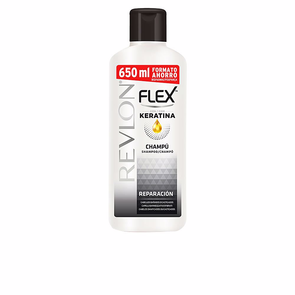 SchwarzkopfIgoraRoyalPermanentHairColor1-1 Bottle of Revlon Flex Keratin Repair Shampoo Dry Hair by Revlon, a nourishing shampoo indicated for damaged and dry hair.