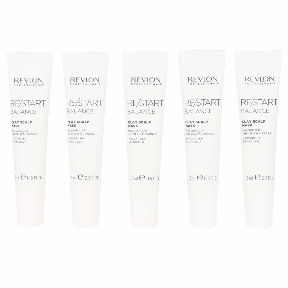 RevlonRe-StartBalanceClayScalpMask10x15ml Revlon Re-Start Balance Clay Scalp Mask 10x15ml